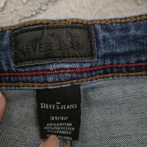 Steve's Jeans Men's Slim Straight Jeans - Blue
